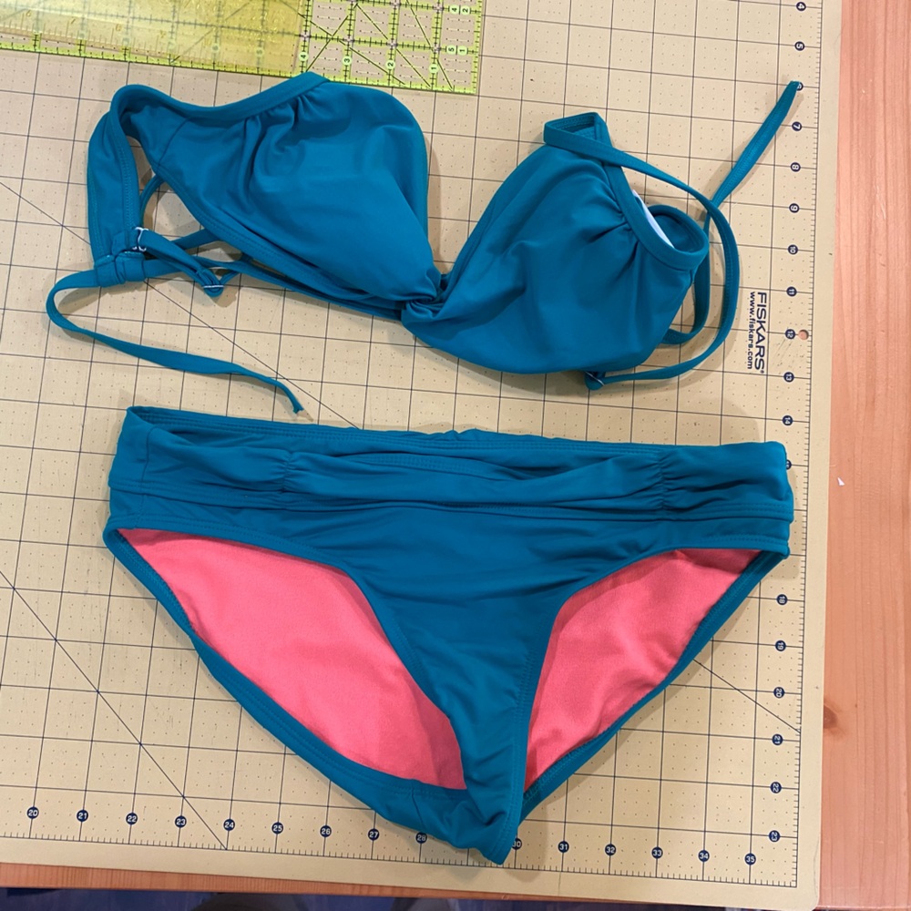 Jade green athleta bikini